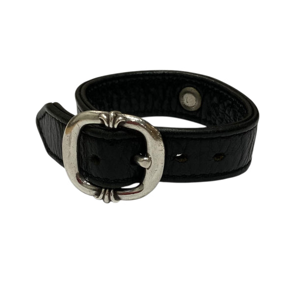 Chrome Hearts ガンスリンガーブレスレット 11 クロムハーツ / ブレスレット ガンスリンガー ブラック ヘビー レザー