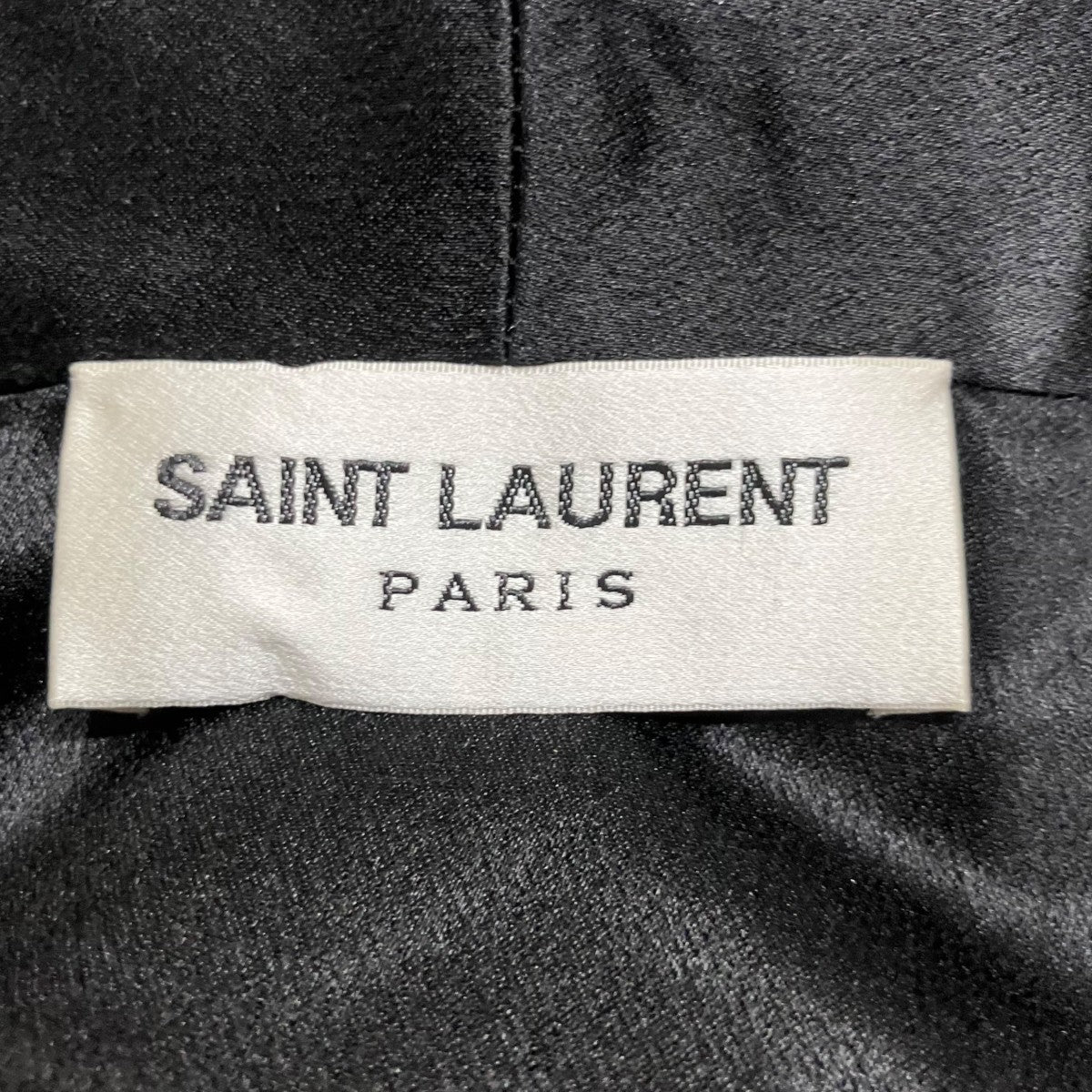 Saint Laurent Paris シルクショールカラーガウン 古着・中古-7枚目のアイテム画像