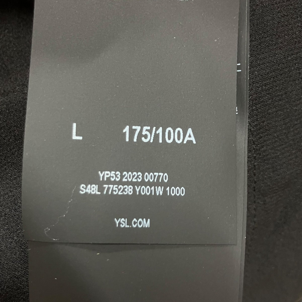 Saint Laurent Paris シルクショールカラーガウン 古着・中古-8枚目のアイテム画像