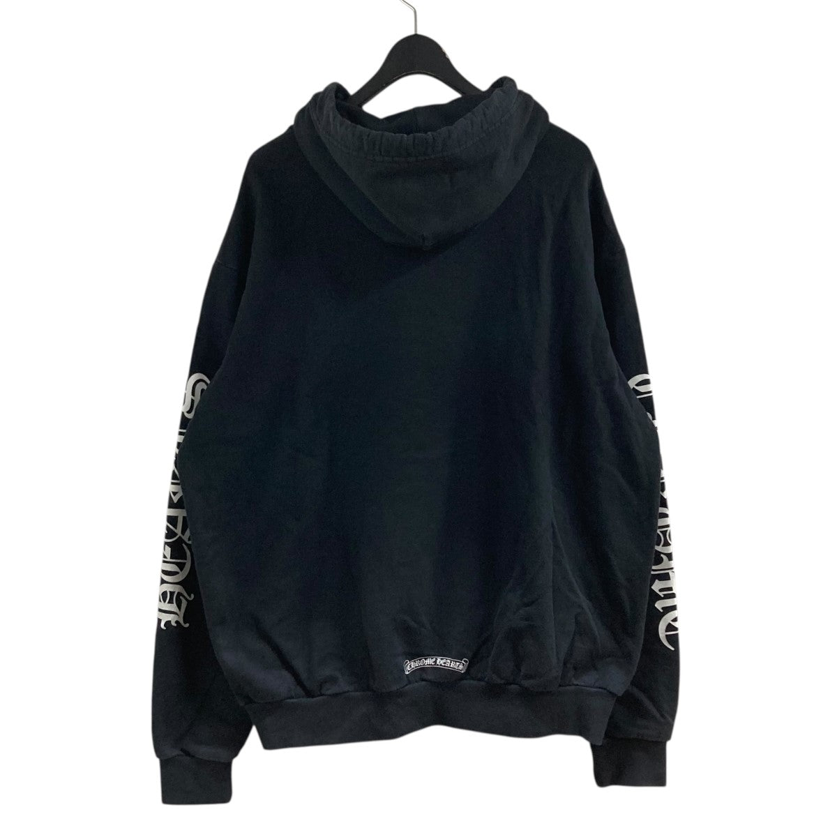 【中古】未使用品 クロムハーツ Arm Logo Pullover Hoodie アームロゴ プルオーバーフーディ パーカー XXL ブラック CHROME HEARTS(クロムハーツ) VERTICAL ARM LOGO HOODIEアームロゴプル