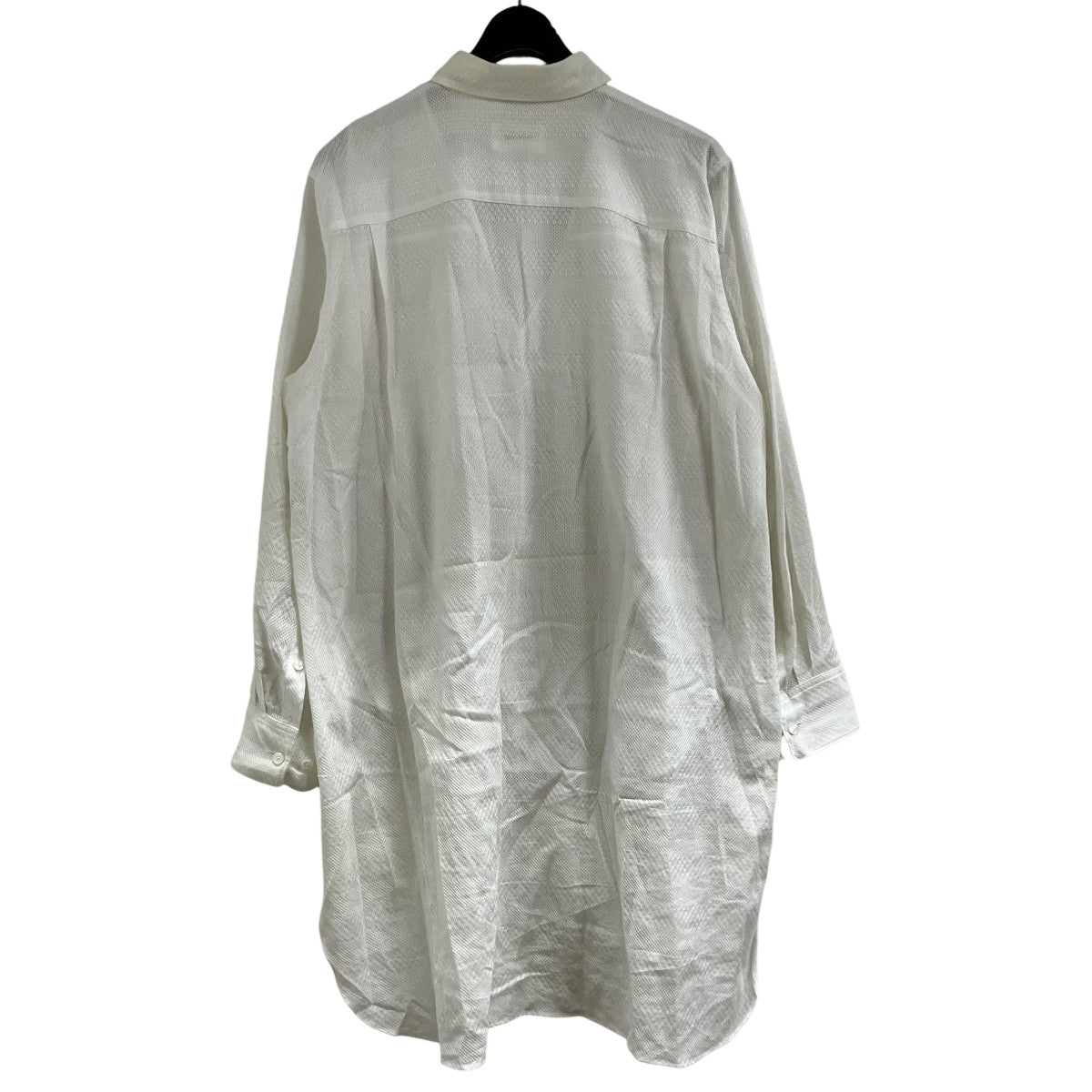 beautiful people double-front leno cloth long shirtロングレースシャツ1545106005 古着・中古-3枚目のアイテム画像