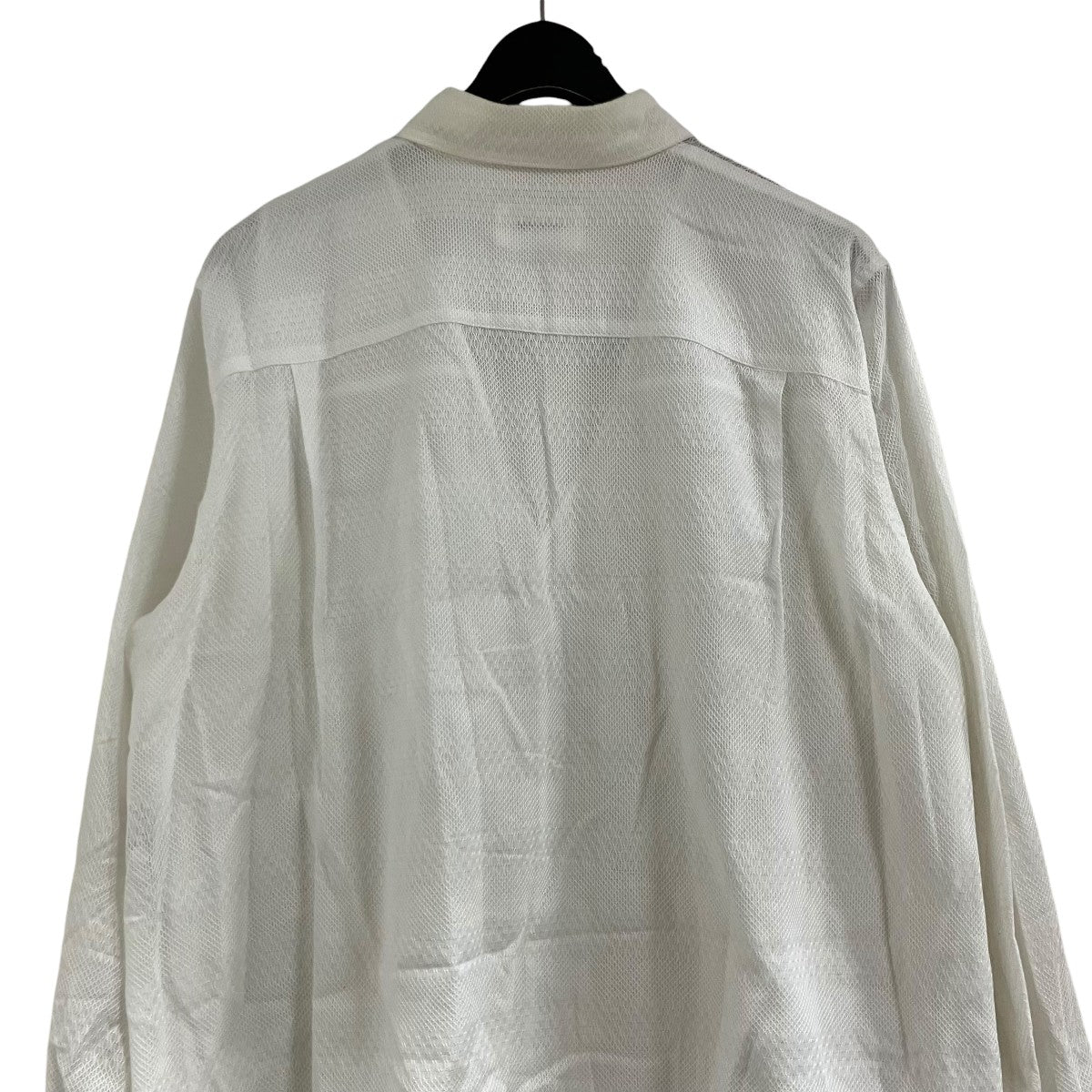beautiful people double-front leno cloth long shirtロングレースシャツ1545106005 古着・中古-4枚目のアイテム画像