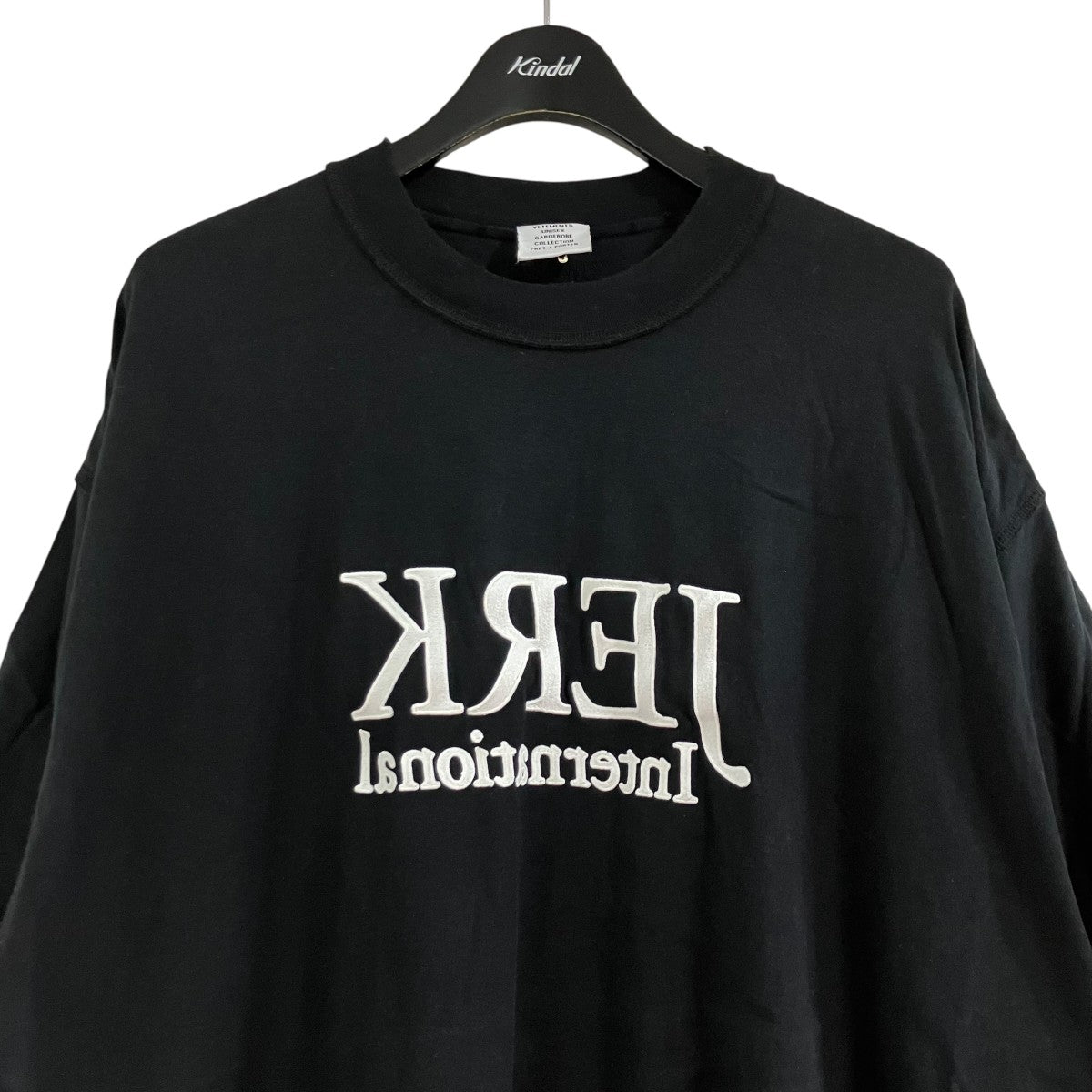 VETEMENTS インサイドアウトダメージTシャツ 古着・中古-2枚目のアイテム画像