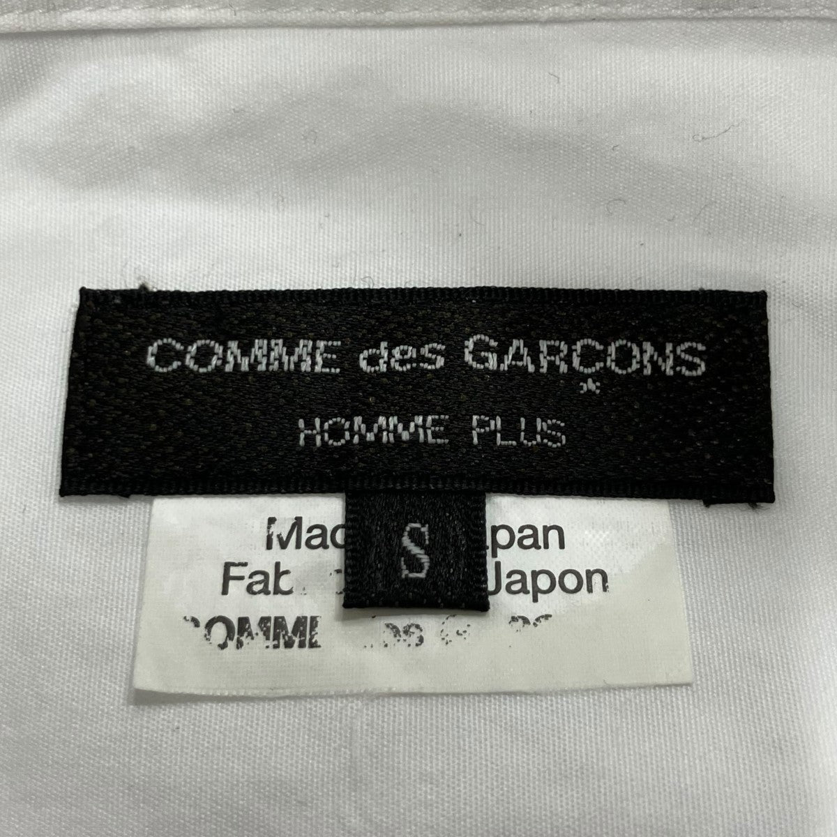 COMME des GARCONS HOMME PLUS スパンコールブロードシャツ 古着・中古-5枚目のアイテム画像