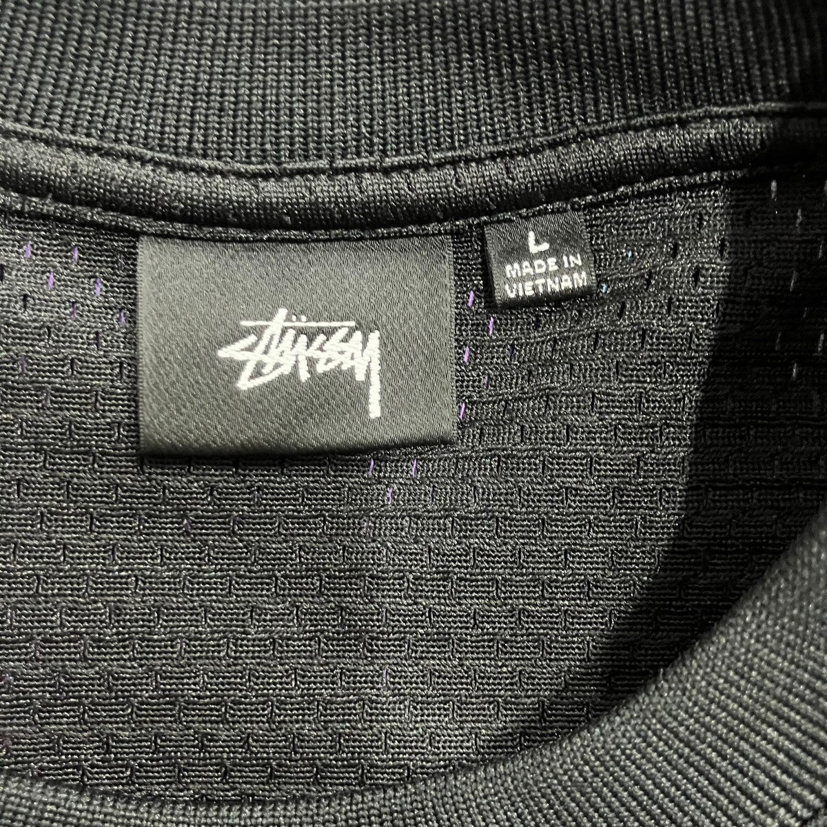 stussy SURFMANメッシュTシャツ 古着・中古-5枚目のアイテム画像