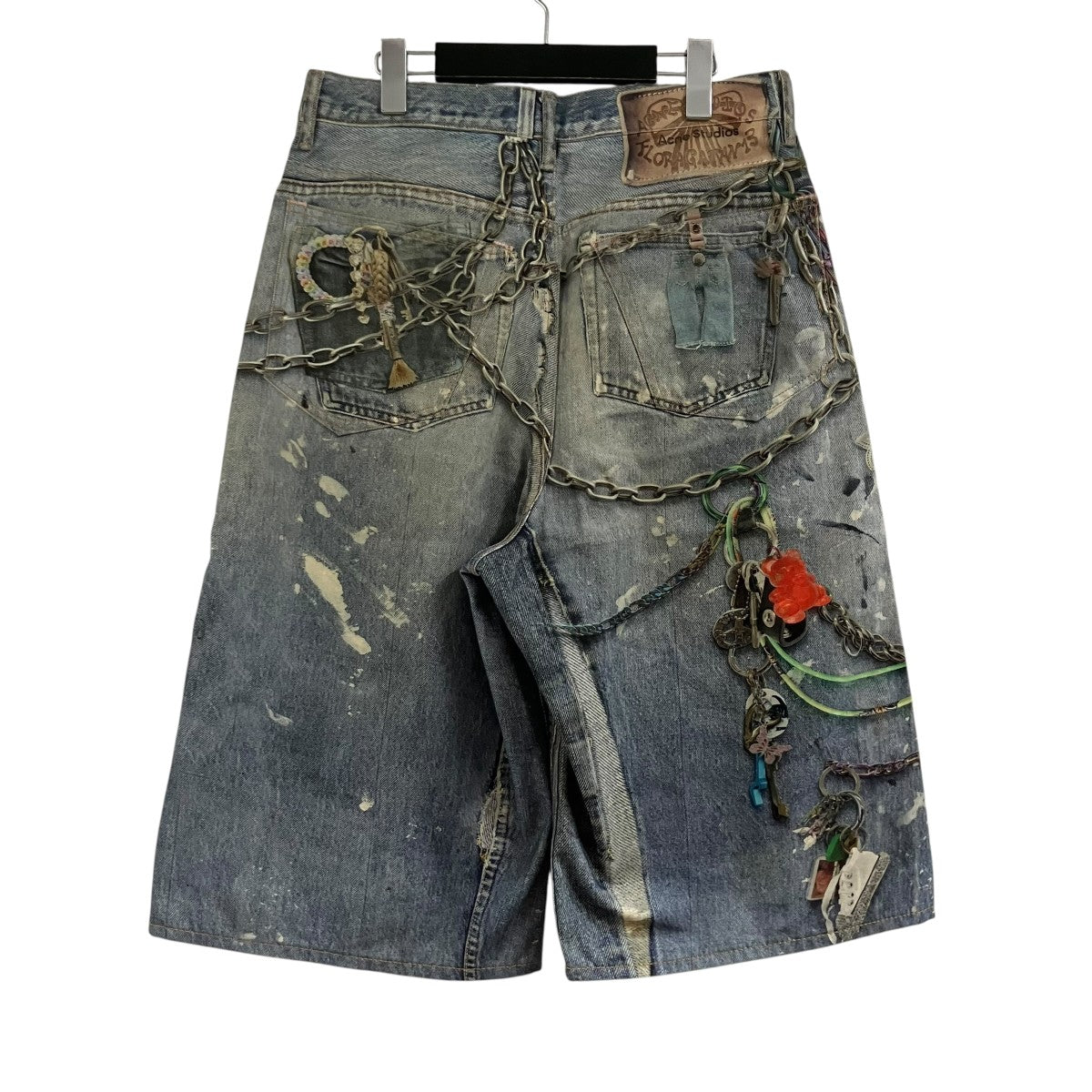ACNE STUDIOS トロンプルイユハーフデニムパンツ 古着・中古-3枚目のアイテム画像