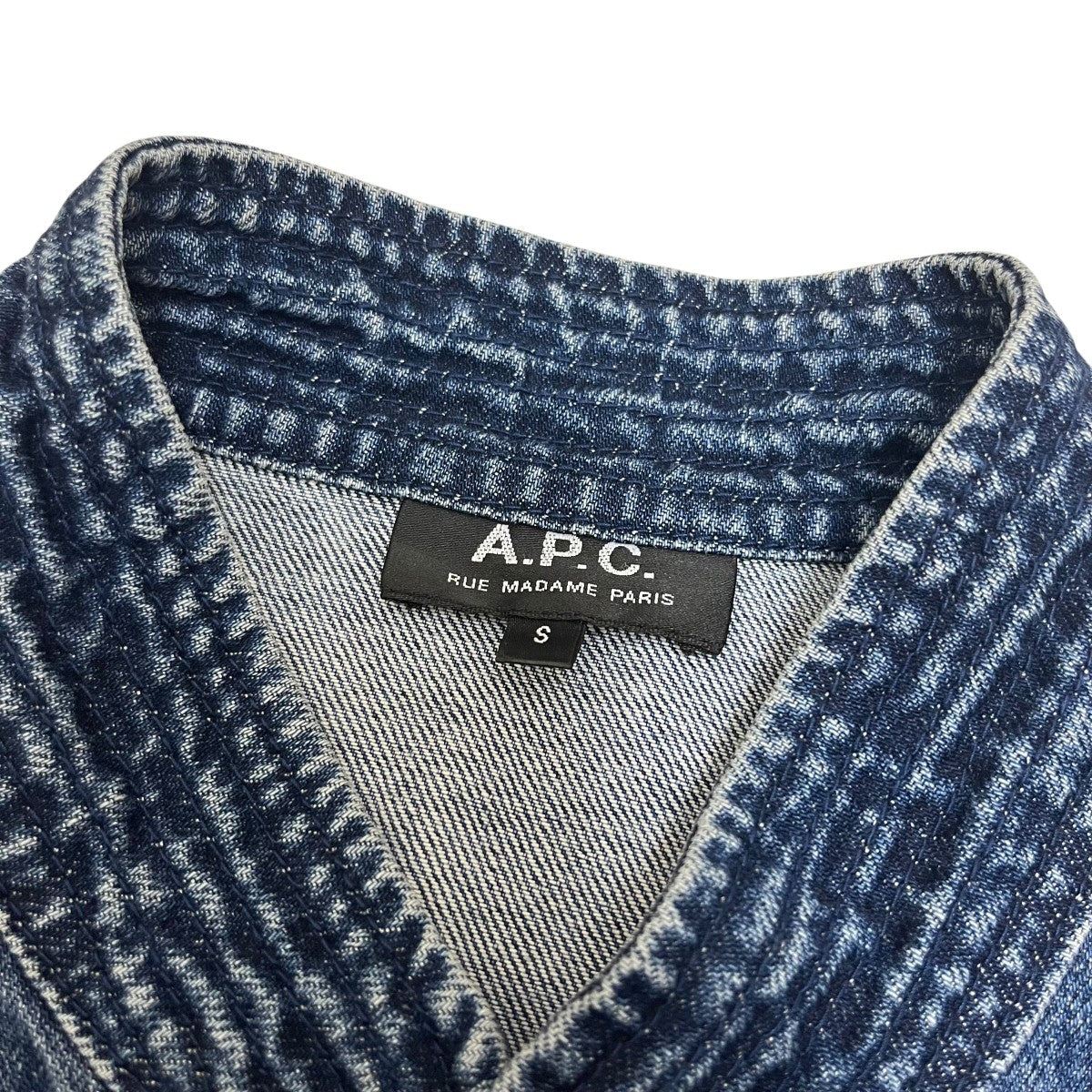 A．P．C．(アーペーセー) デニムチャイナジャケット インディゴ サイズ
