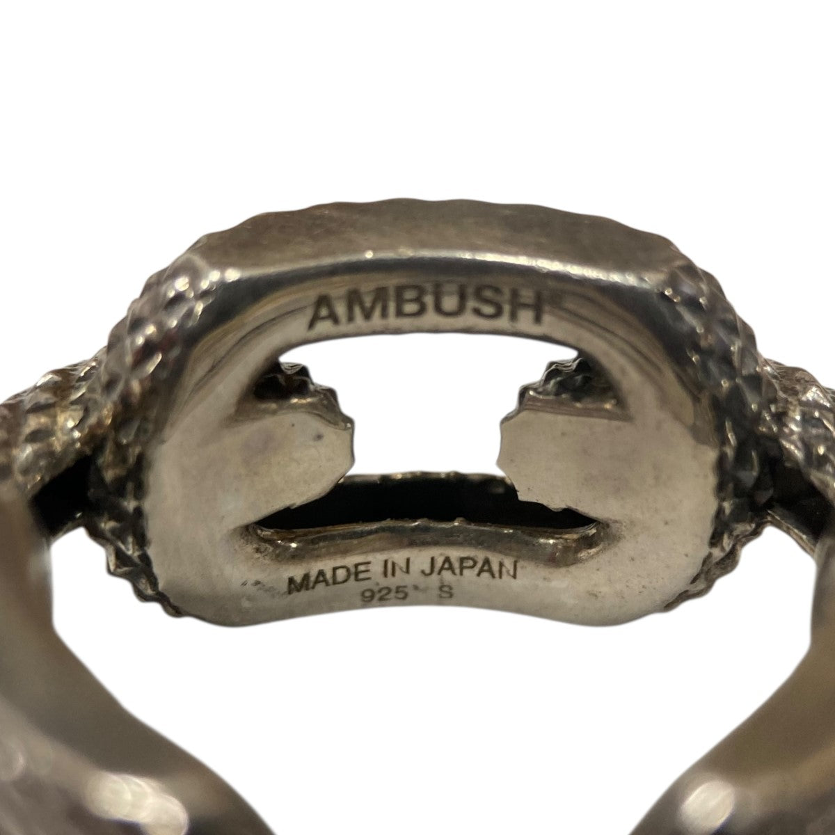 AMBUSH(アンブッシュ) テクスチャーチェーンリング シルバー サイズ 14