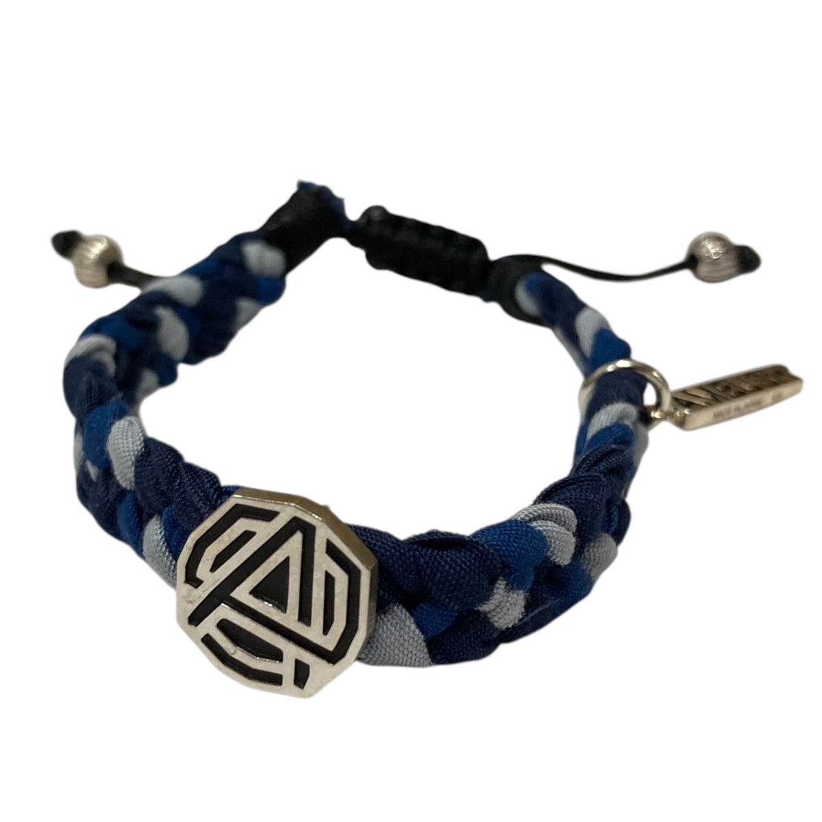 ロゴプレートミサンガブレスレット