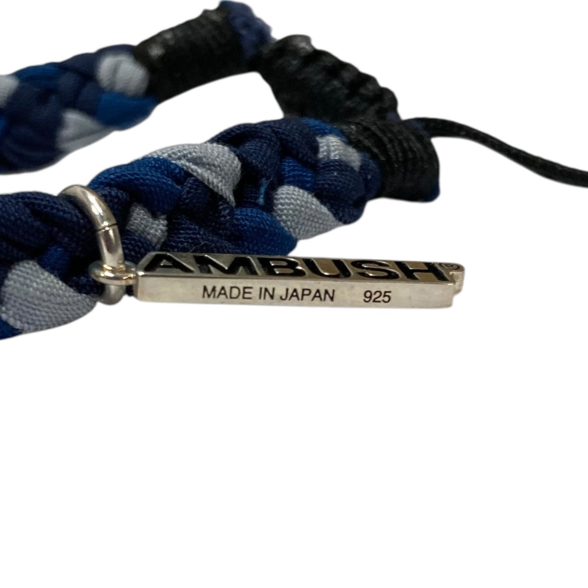 ロゴプレートミサンガブレスレット