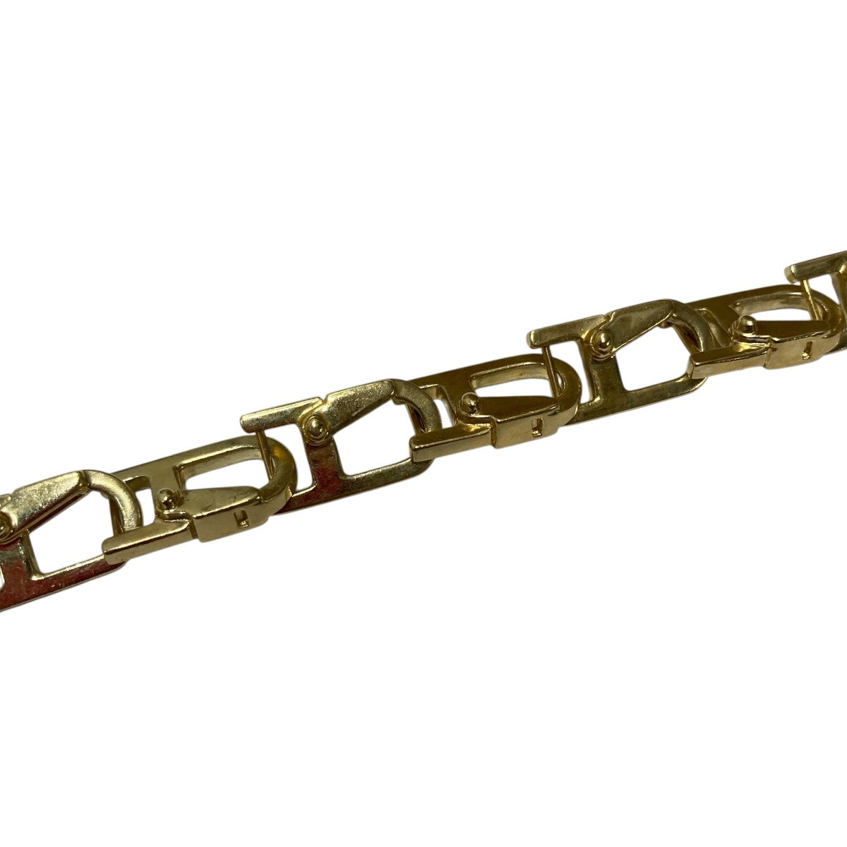 モノグラムゴールドネックレス