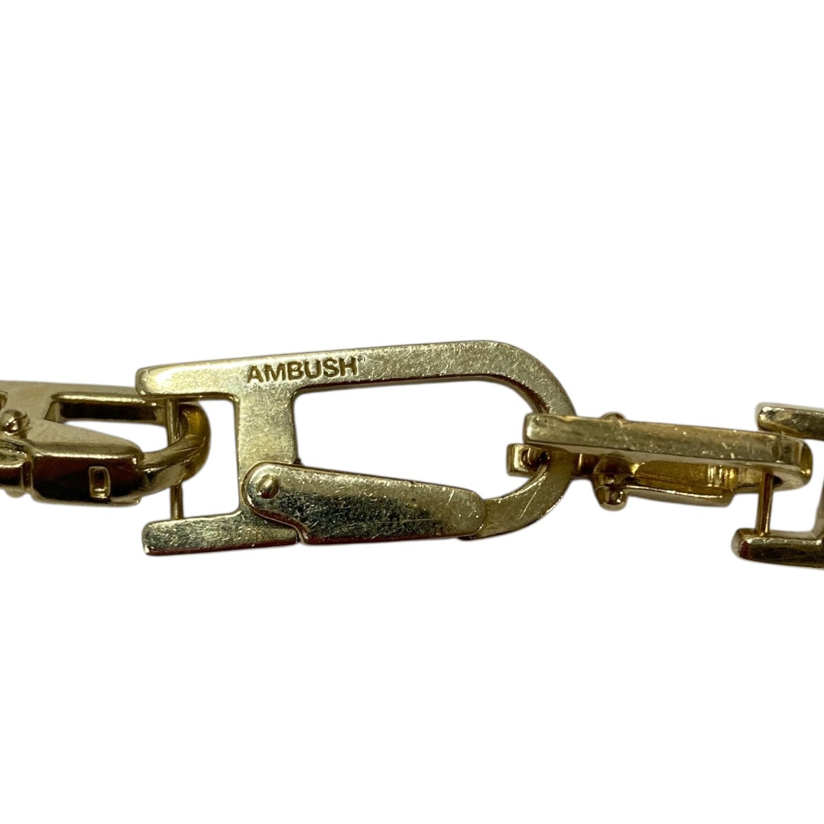 モノグラムゴールドネックレス