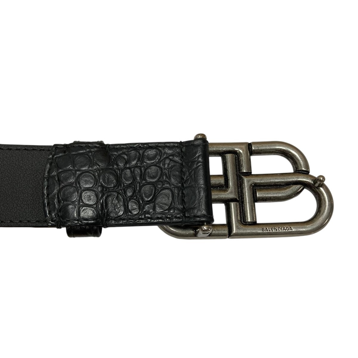 BALENCIAGA(バレンシアガ) BBロゴバックルレザーベルト 570370