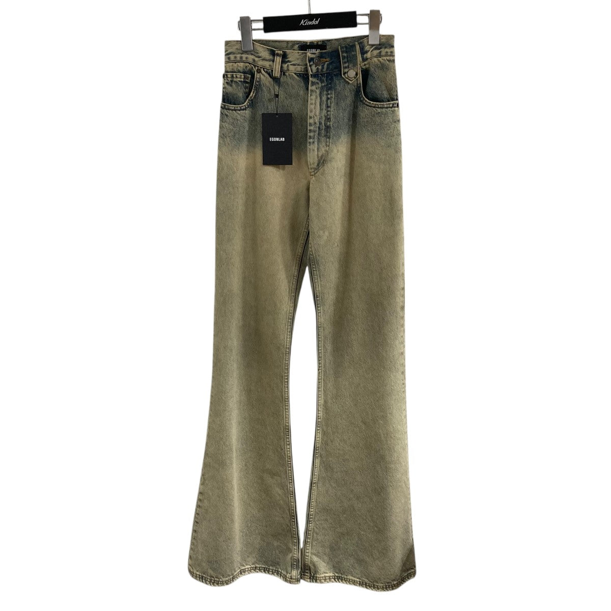 egonlab パンツ ARGYLE-DENIM-PANT--DENIM-BLACK