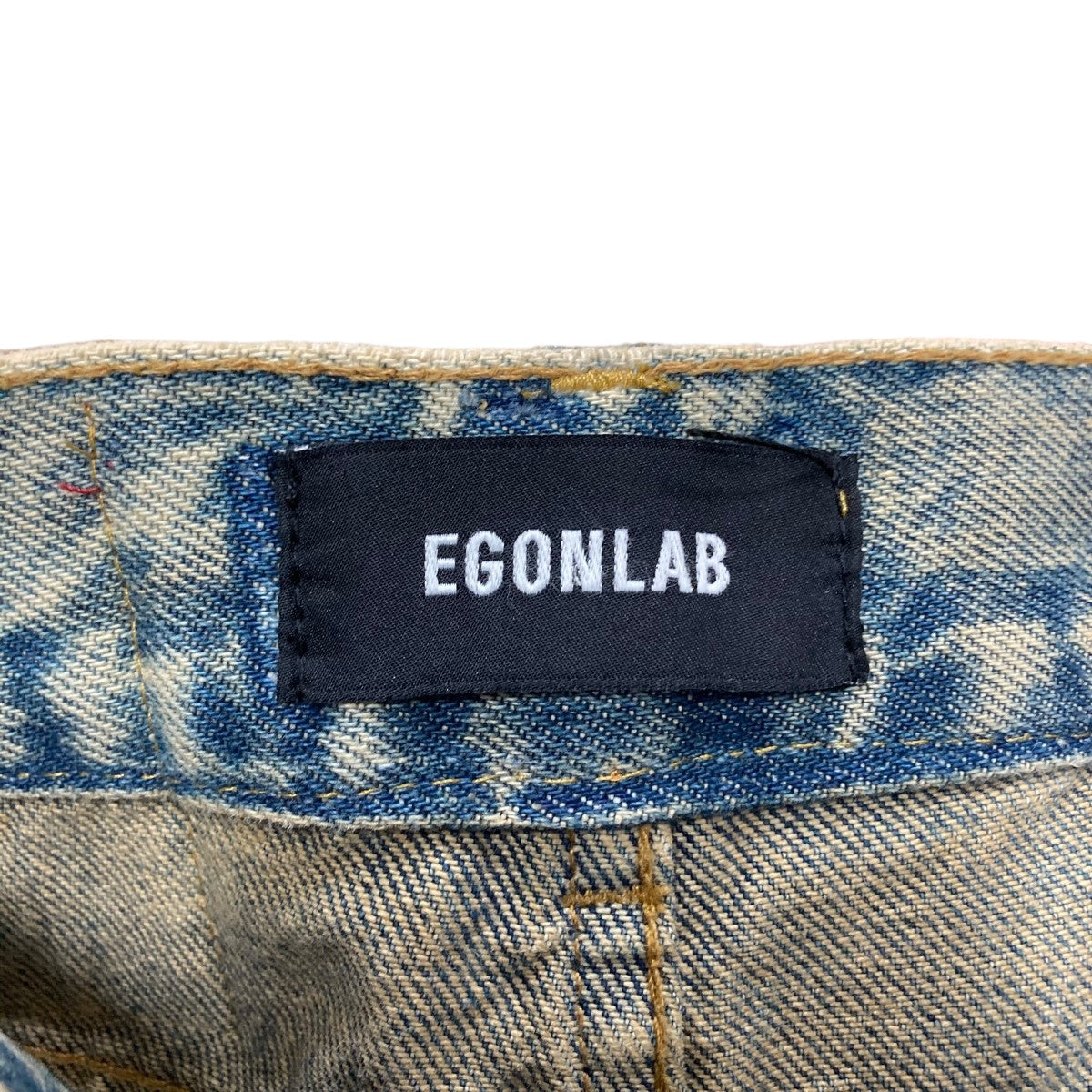 EGONLAB(エゴンラボ) フレアデニムパンツ SS24 DN 003 B スカイブルー