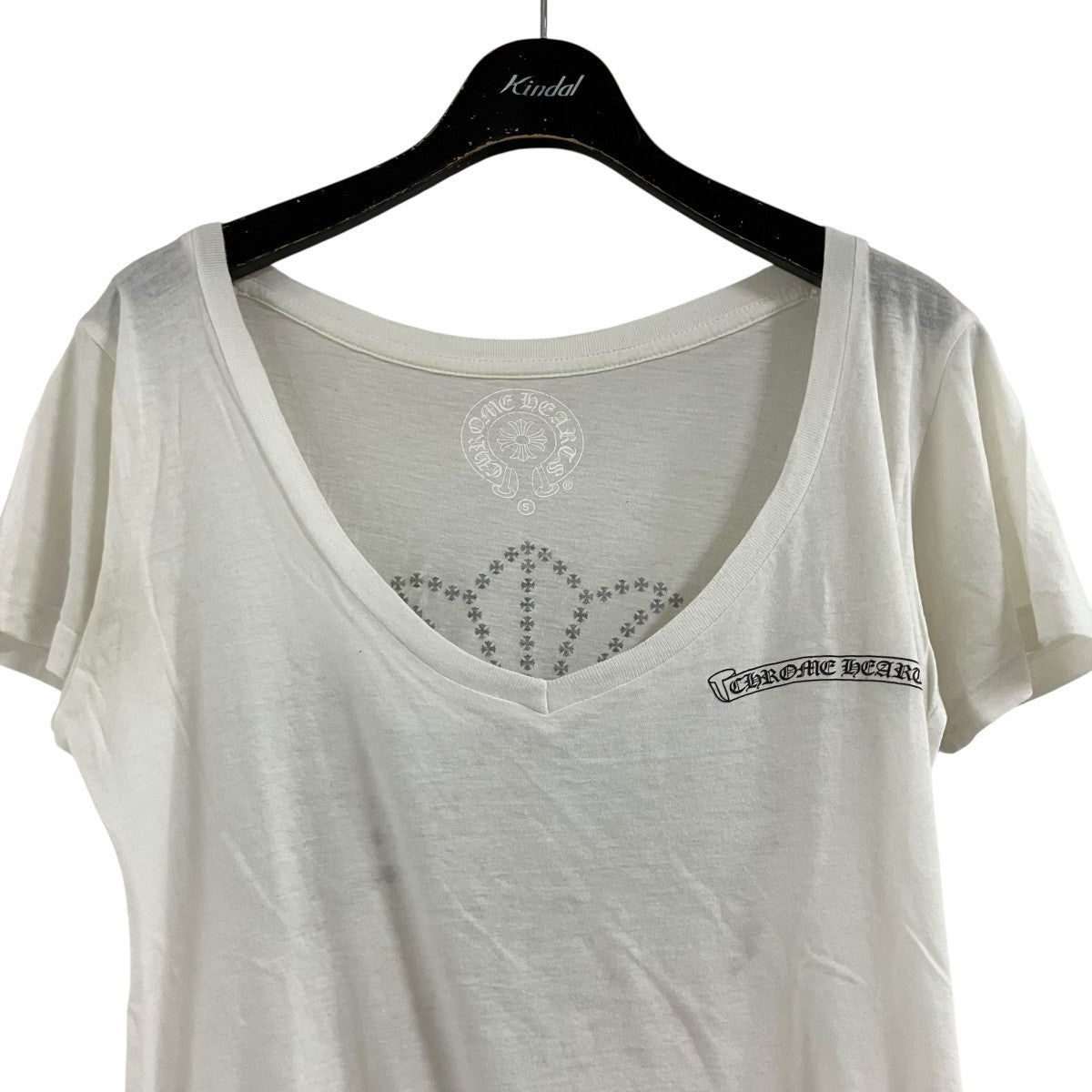 CHROME HEARTS CHプラスバックロゴプリント半袖Tシャツ 古着・中古-2枚目のアイテム画像
