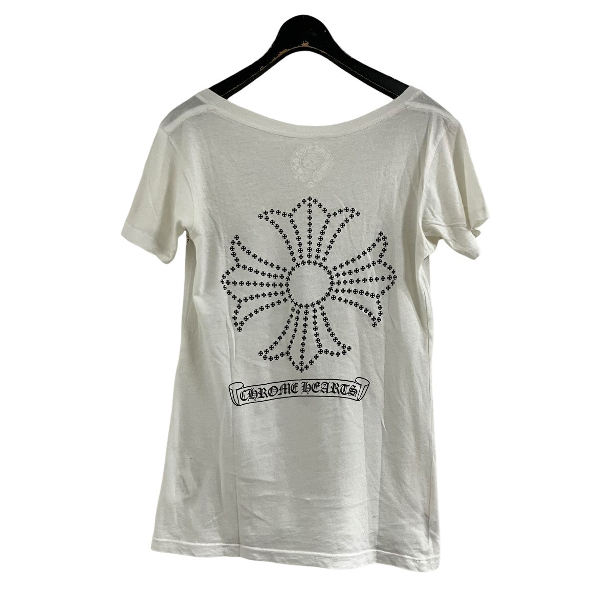 CHROME HEARTS CHプラスバックロゴプリント半袖Tシャツ 古着・中古-3枚目のアイテム画像
