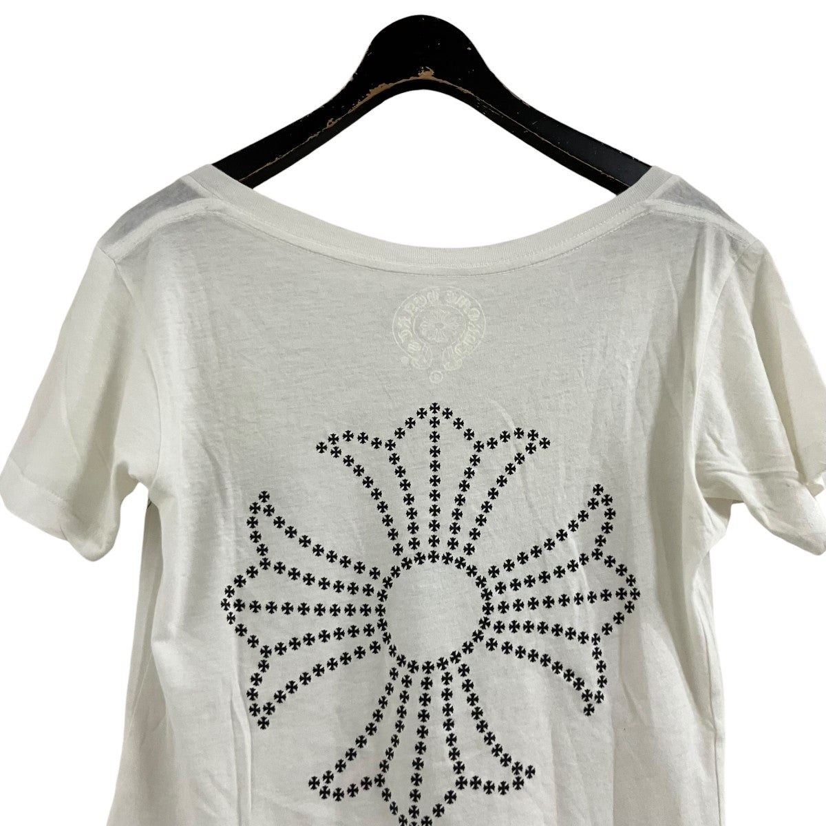 CHROME HEARTS CHプラスバックロゴプリント半袖Tシャツ 古着・中古-4枚目のアイテム画像