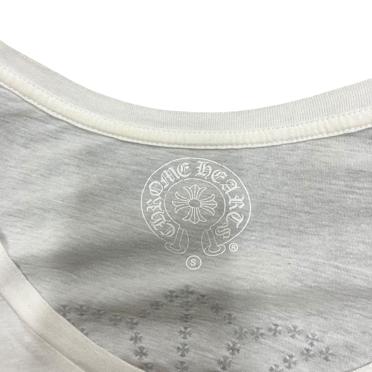 CHROME HEARTS CHプラスバックロゴプリント半袖Tシャツ 古着・中古-5枚目のアイテム画像