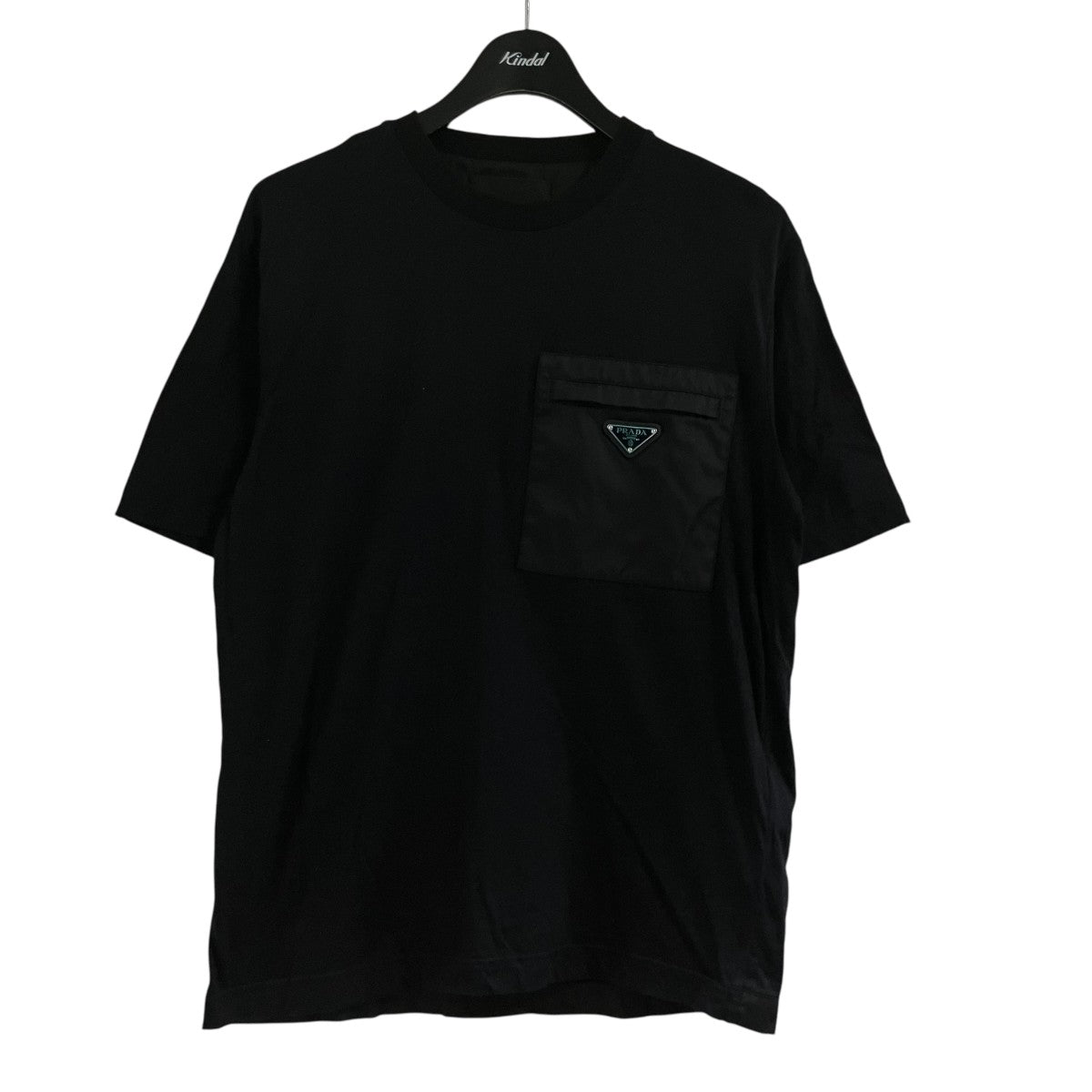 PRADA 三角ロゴプレートカットソー 古着・中古-1枚目のアイテム画像