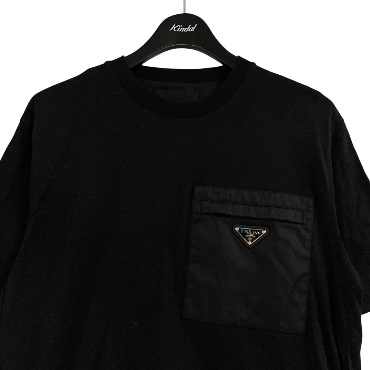 PRADA 三角ロゴプレートカットソー 古着・中古-2枚目のアイテム画像