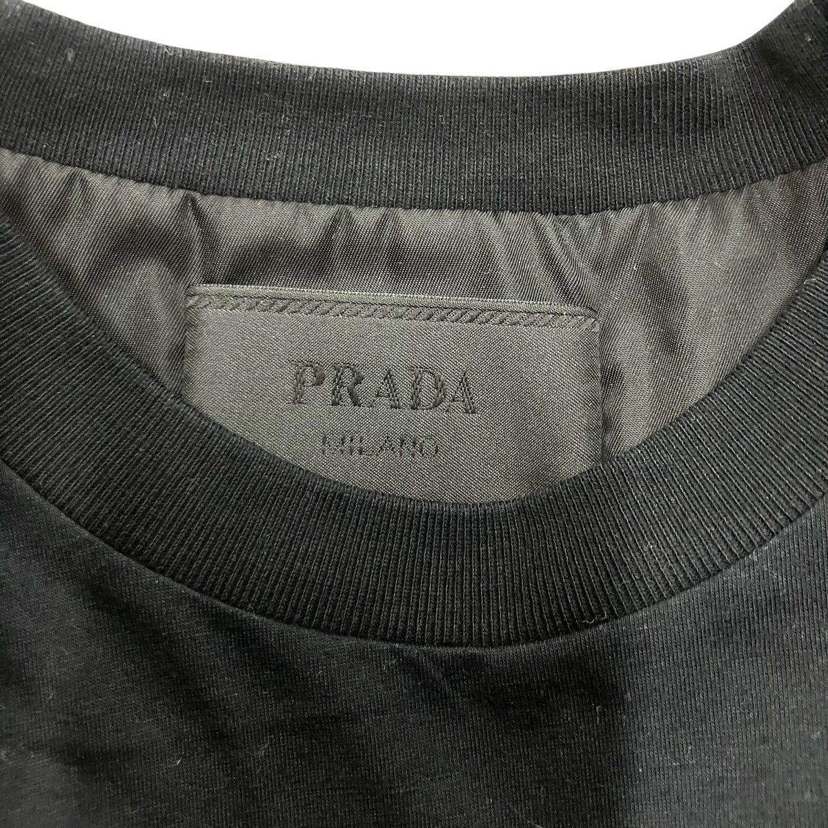 PRADA 三角ロゴプレートカットソー 古着・中古-5枚目のアイテム画像