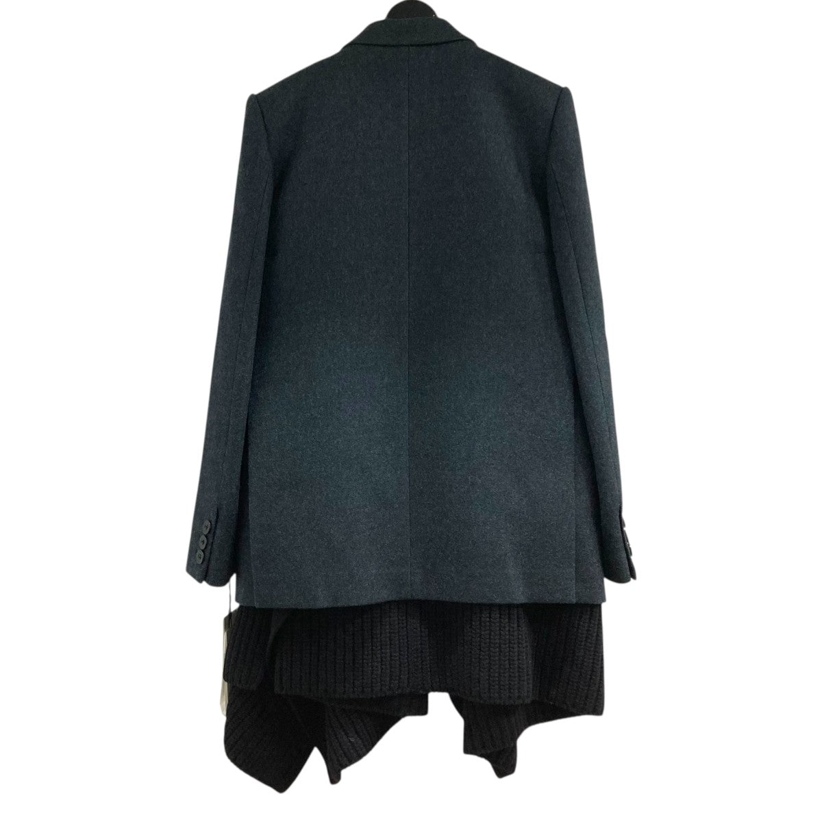 sacai(サカイ) 25AWウールメルトン X ウールニットジャケット25-08206