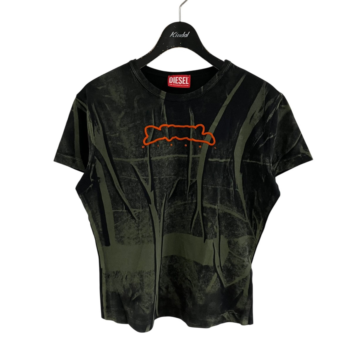 DIESEL カモフラージュ半袖Tシャツ 古着・中古-1枚目のアイテム画像