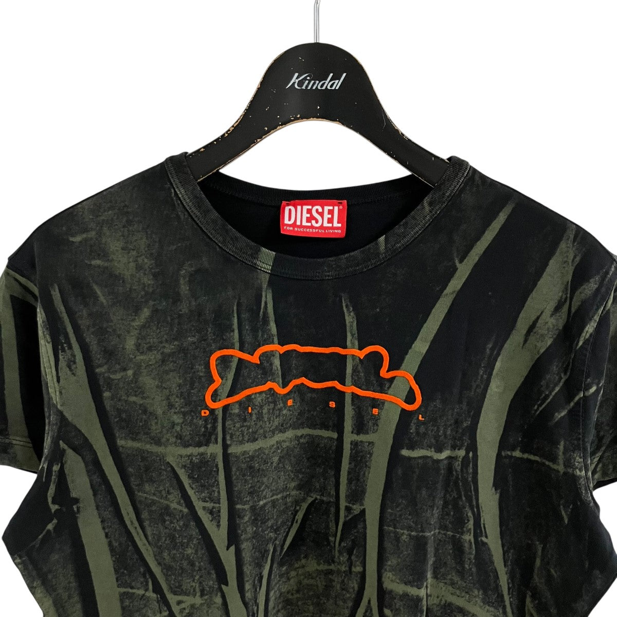 DIESEL カモフラージュ半袖Tシャツ 古着・中古-2枚目のアイテム画像