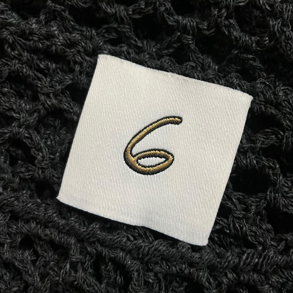 6(ROKU) BEAUTY＆YOUTH メッシュフリンジノースリーブニット 古着・中古-5枚目のアイテム画像