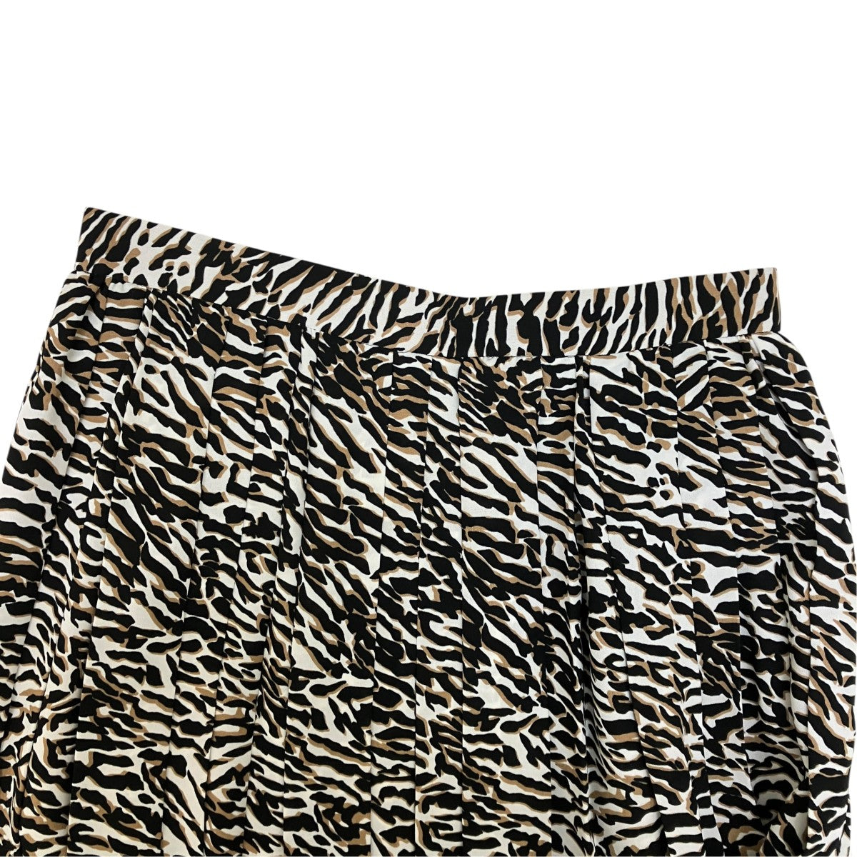 6(ROKU) BEAUTY＆YOUTH ZEBRA PRINT PLEATED SKIRTゼブラプリントプリーツスカート8624-299-0062 古着・中古-3枚目のアイテム画像