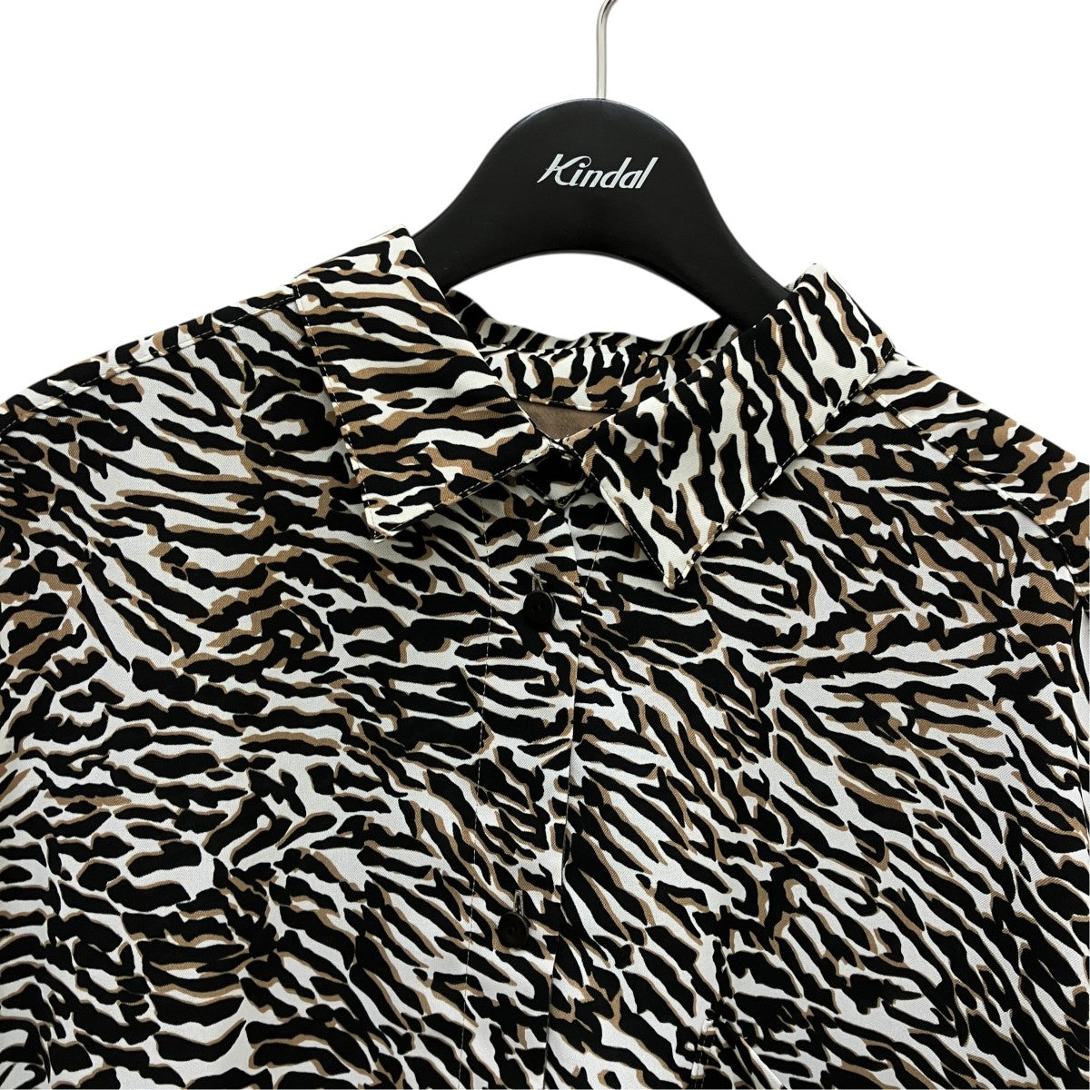 6(ROKU) BEAUTY＆YOUTH ZEBRA PRINT SHIRTゼブラプリントシャツ8611-299-0088 古着・中古-2枚目のアイテム画像