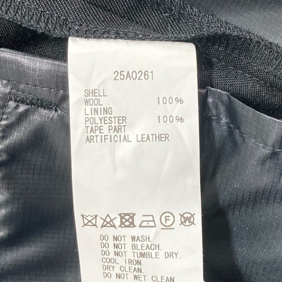 Tamme(タム) 25AWゲイターダブルスラックス25A0261 25A0261 ブラック