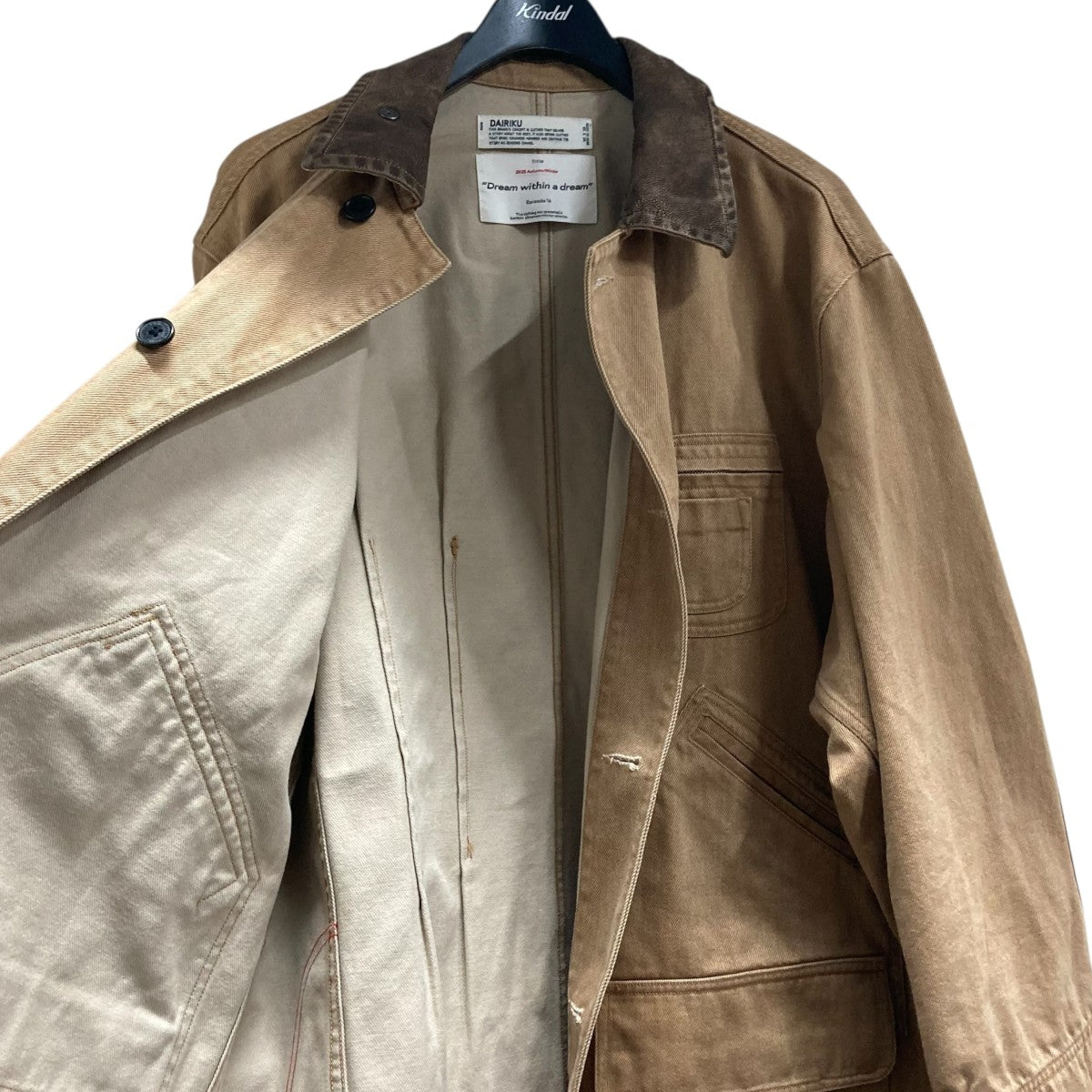 25AWヴィンテージウォッシュドハンチングジャケット カバーオール25AW CP1 Cooper Vintage Washed Hunting Jacket