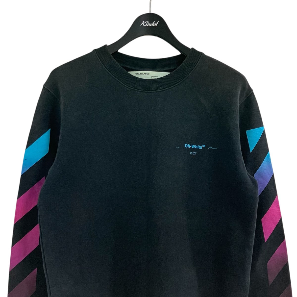 OFFWHITE クルーネックスウェット 古着・中古-2枚目のアイテム画像