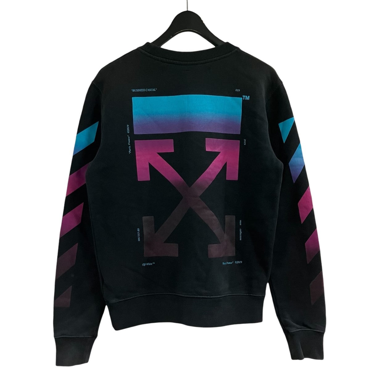 OFFWHITE クルーネックスウェット 古着・中古-3枚目のアイテム画像