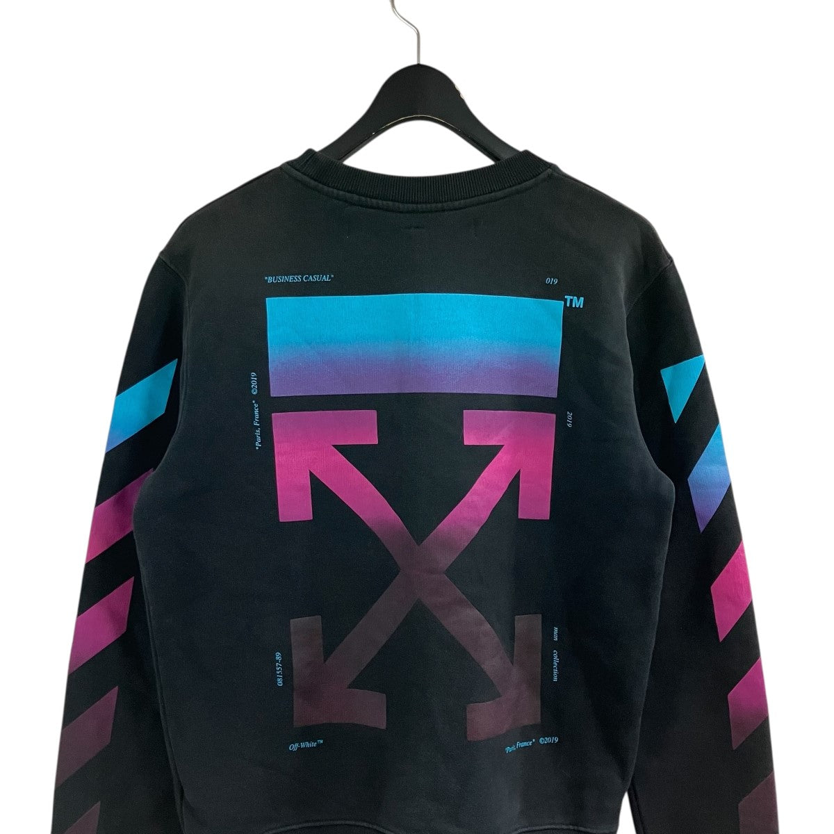 OFFWHITE クルーネックスウェット 古着・中古-4枚目のアイテム画像