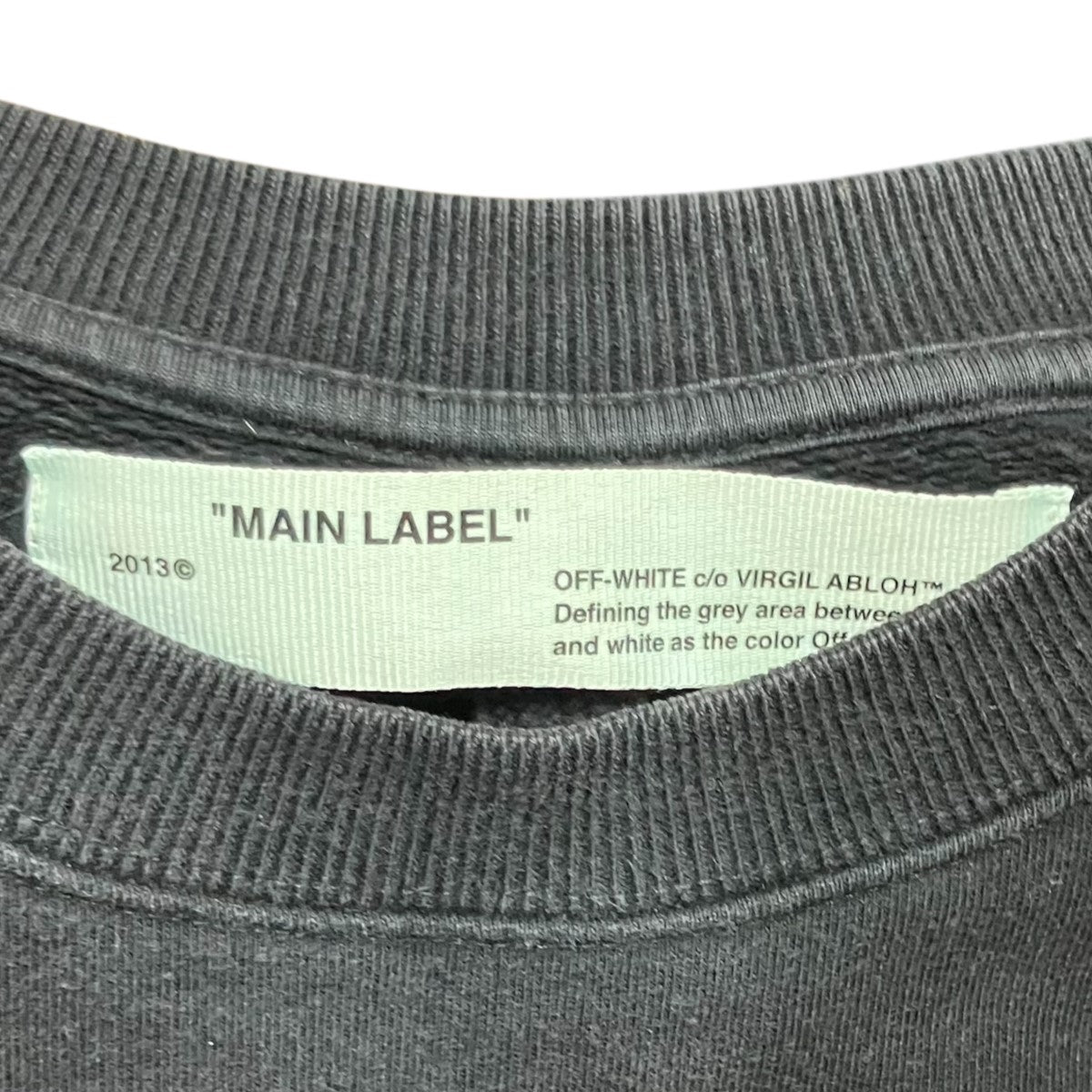 OFFWHITE クルーネックスウェット 古着・中古-6枚目のアイテム画像