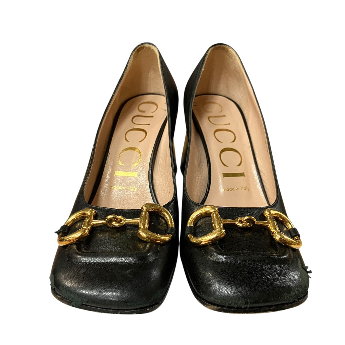 GUCCI ビットヒールパンプス 古着・中古-2枚目のアイテム画像