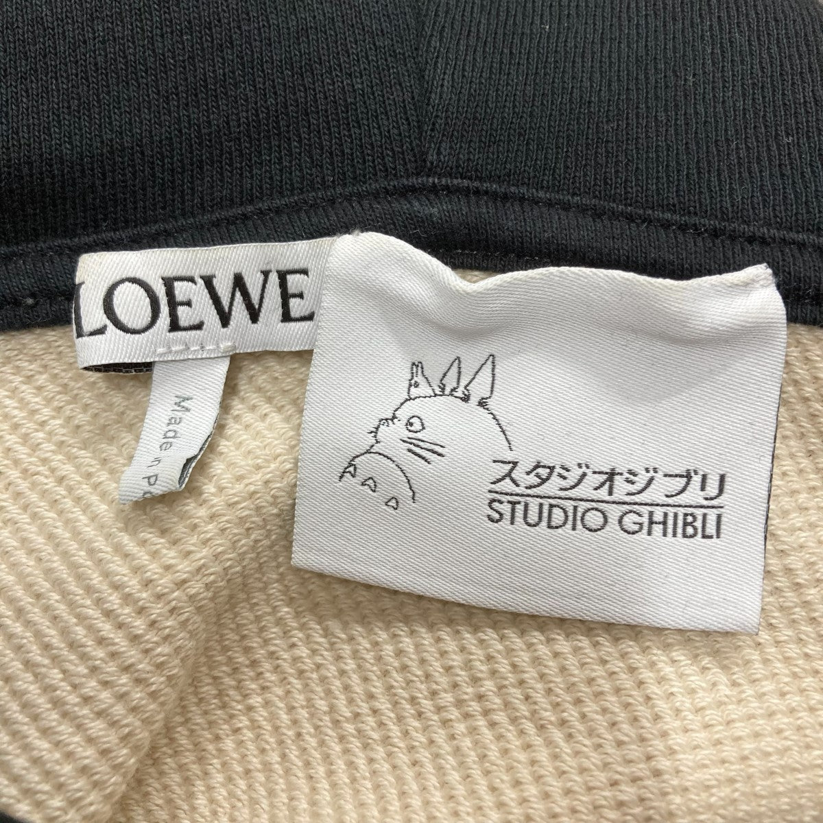 LOEWE(ロエベ) となりのトトロ まっくろくろすけ プルオーバーパーカー