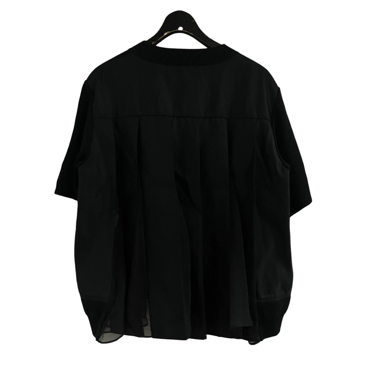 sacai(サカイ) ドッキングカットソー 25-07681 ブラック サイズ 2