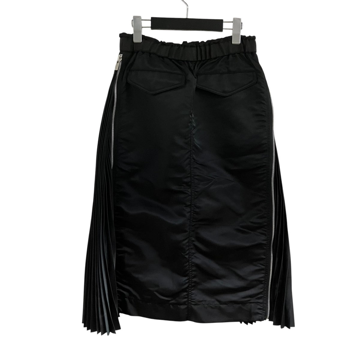 sacai(サカイ) ミリタリーナイロンプリーツスカート SCW-204 ブラック