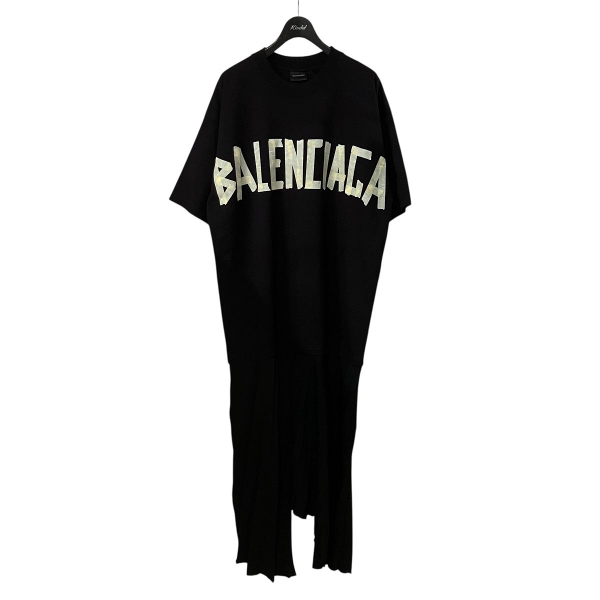 BALENCIAGA Tシャツドッキングプリーツワンピース 古着・中古-1枚目のアイテム画像