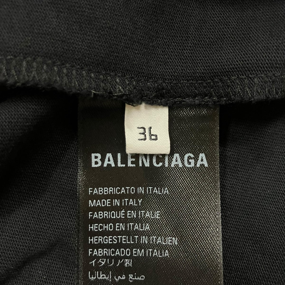 BALENCIAGA Tシャツドッキングプリーツワンピース 古着・中古-6枚目のアイテム画像