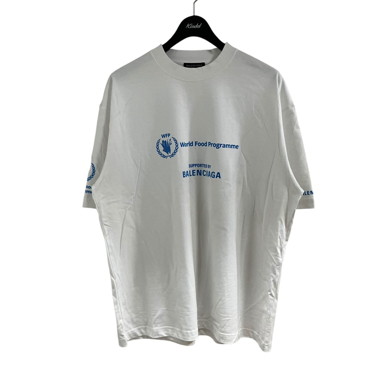 BALENCIAGA ラージフィットロゴプリントTシャツ 古着・中古-1枚目のアイテム画像