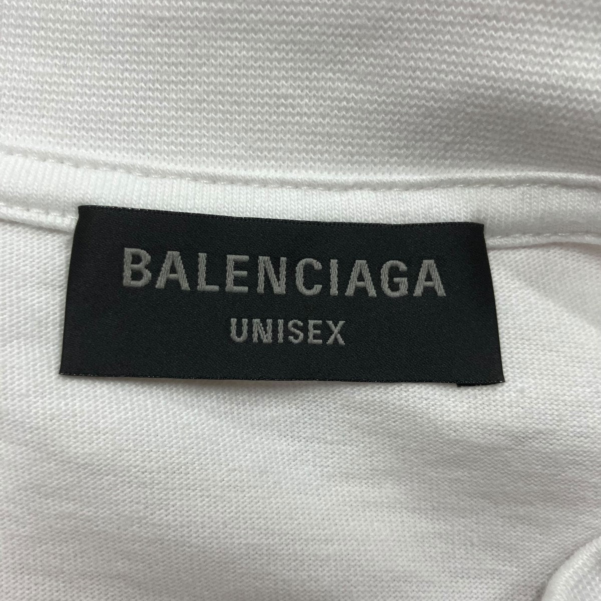 BALENCIAGA ラージフィットロゴプリントTシャツ 古着・中古-5枚目のアイテム画像
