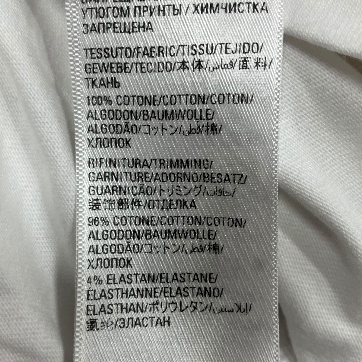 BALENCIAGA ラージフィットロゴプリントTシャツ 古着・中古-7枚目のアイテム画像