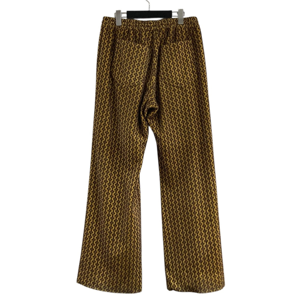 22AWCLOVER PILE FLARE PANTSクローバー柄トラックパンツMVFW-PT1022