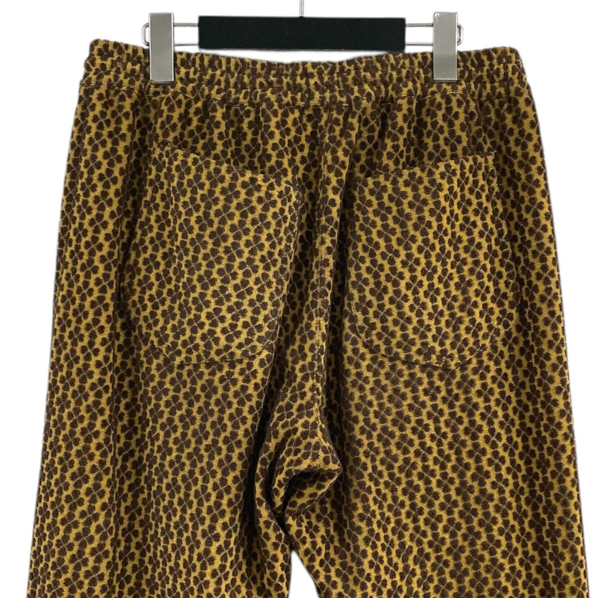 22AWCLOVER PILE FLARE PANTSクローバー柄トラックパンツMVFW-PT1022