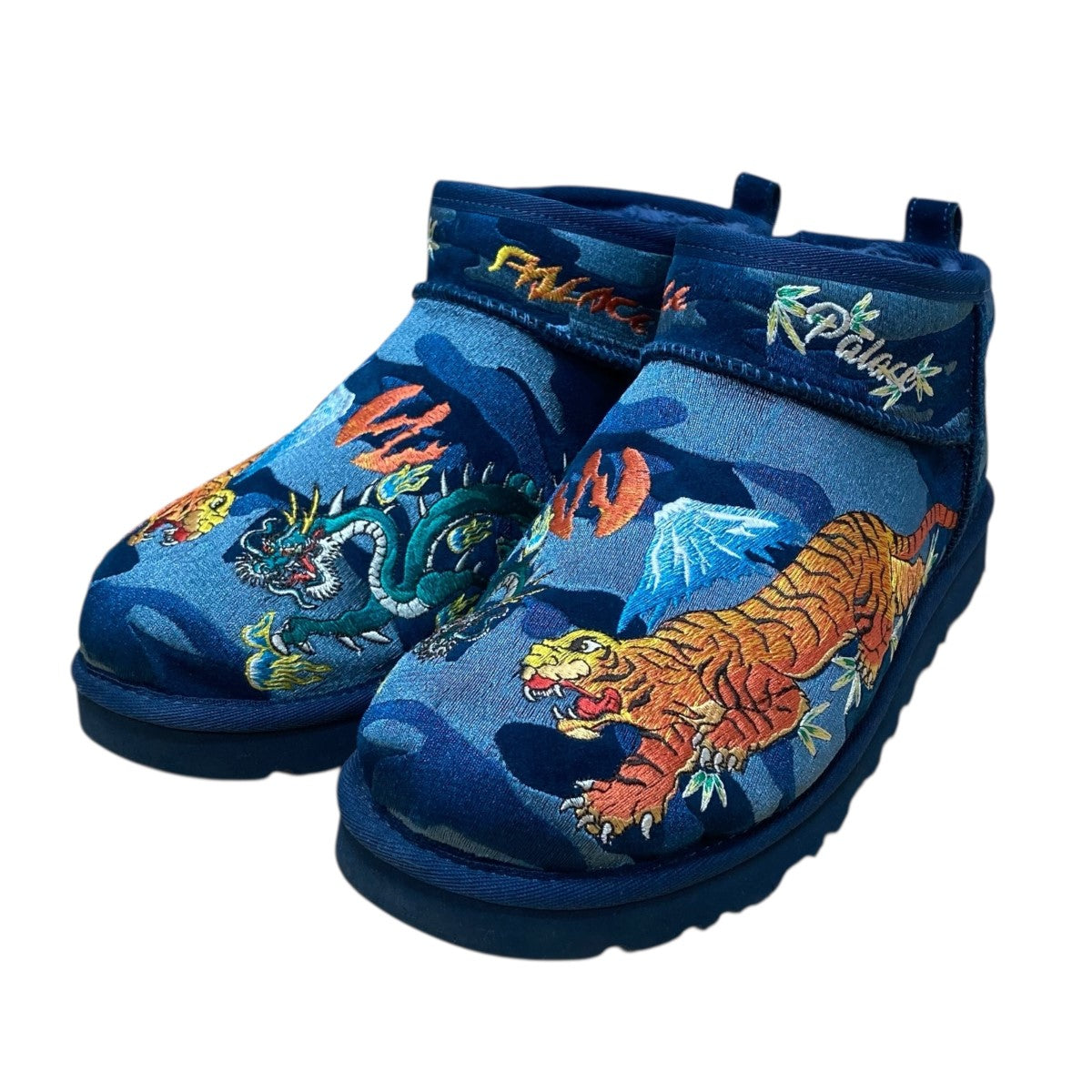 エンブロイダリーボアブーツ